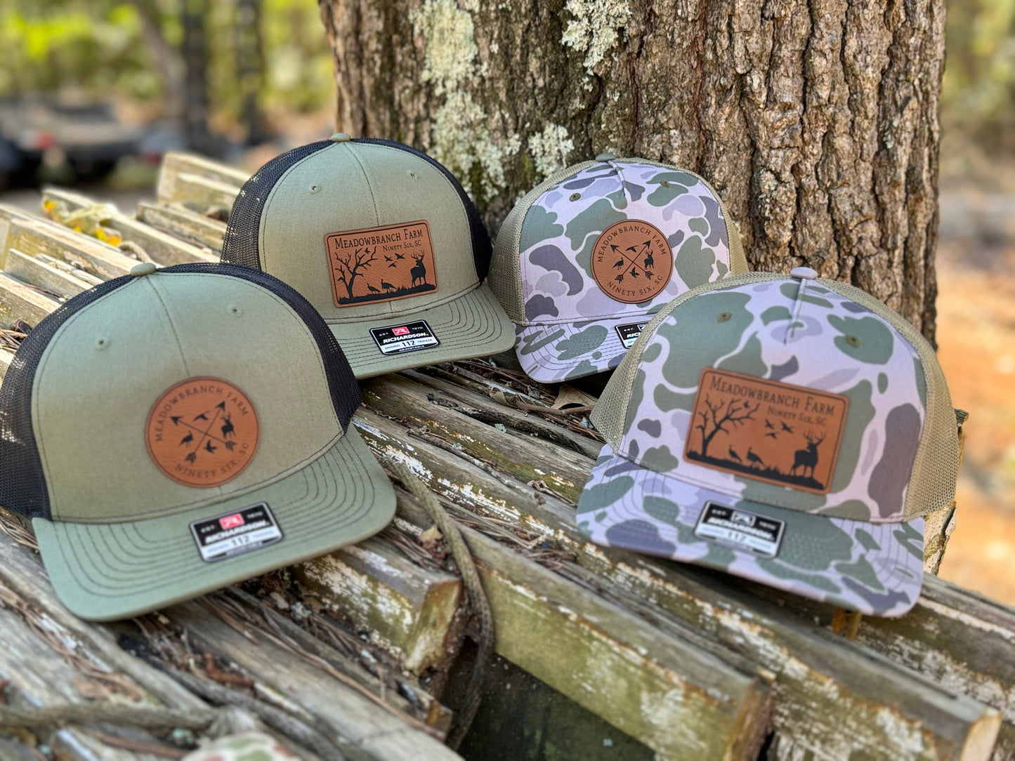 Custom Logo Leather Patch Hat