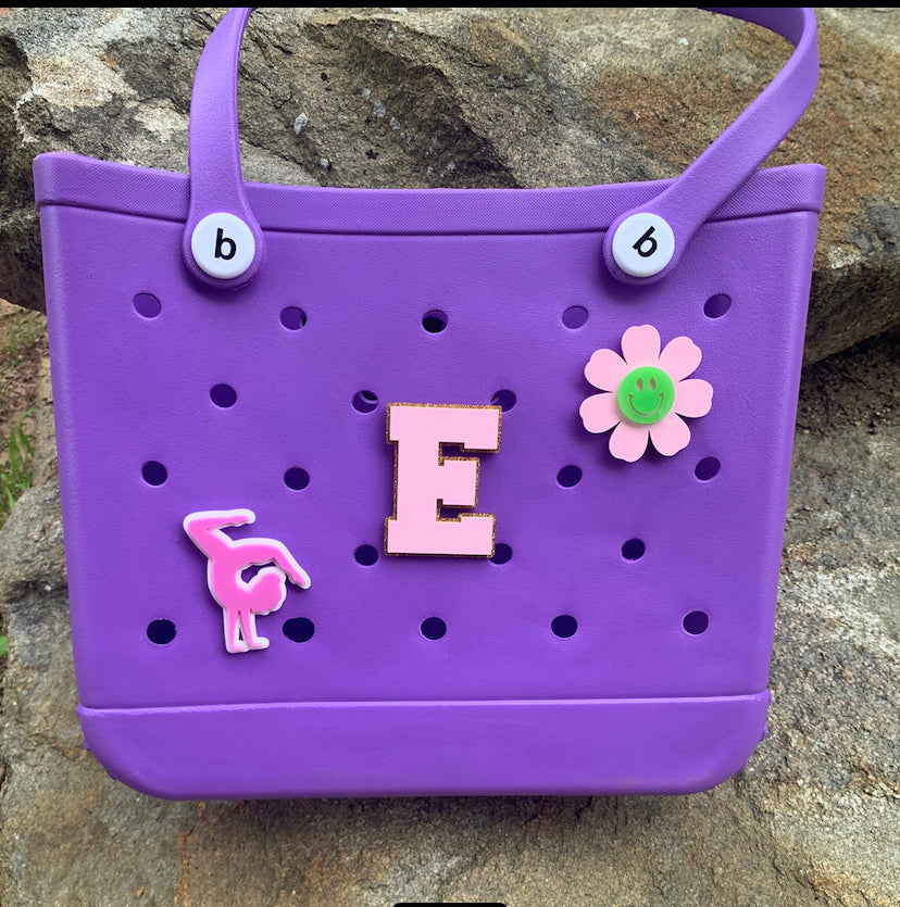 Smiley Flower Bag Charm