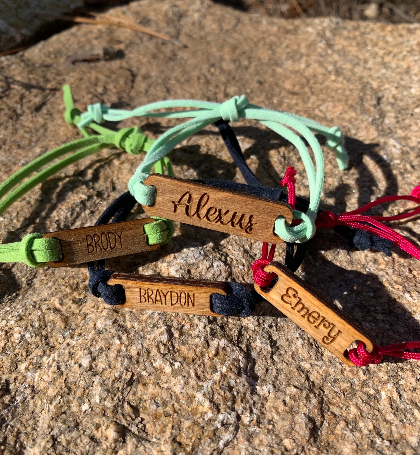 Personalized Wooden Bracelet