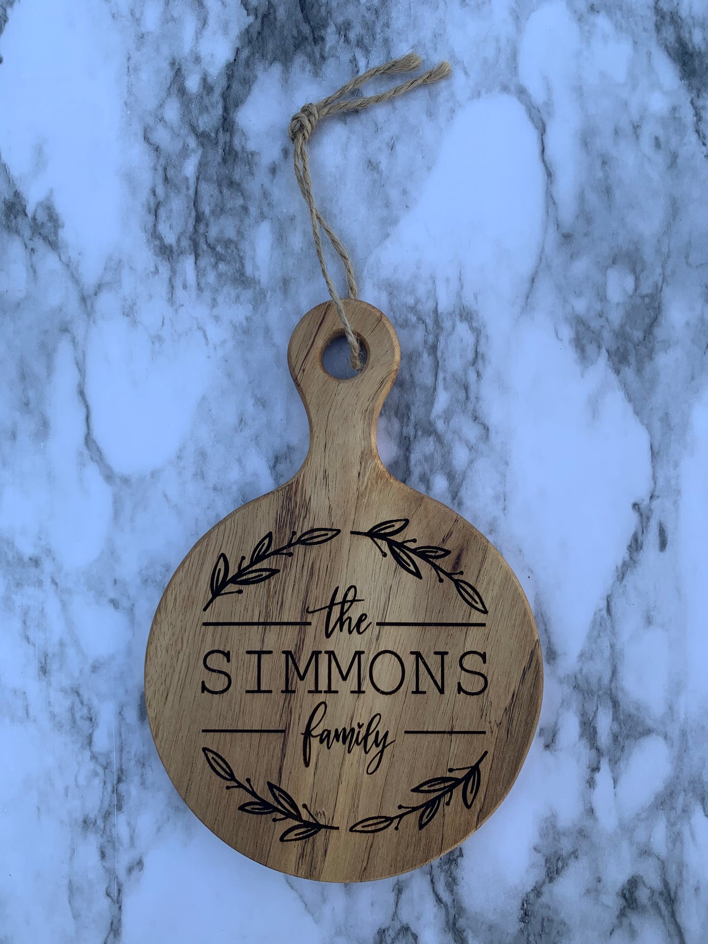 Personalized Mini Round Charcuterie Boards