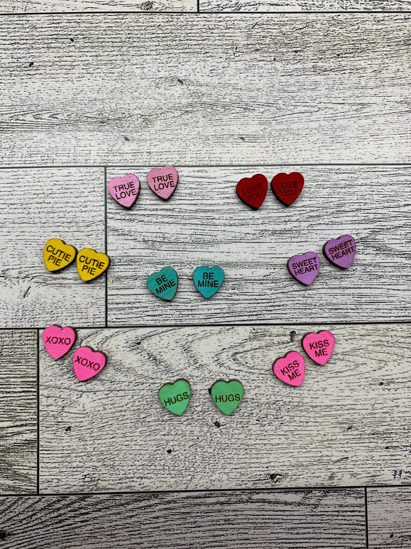 Valentine Heart Studs