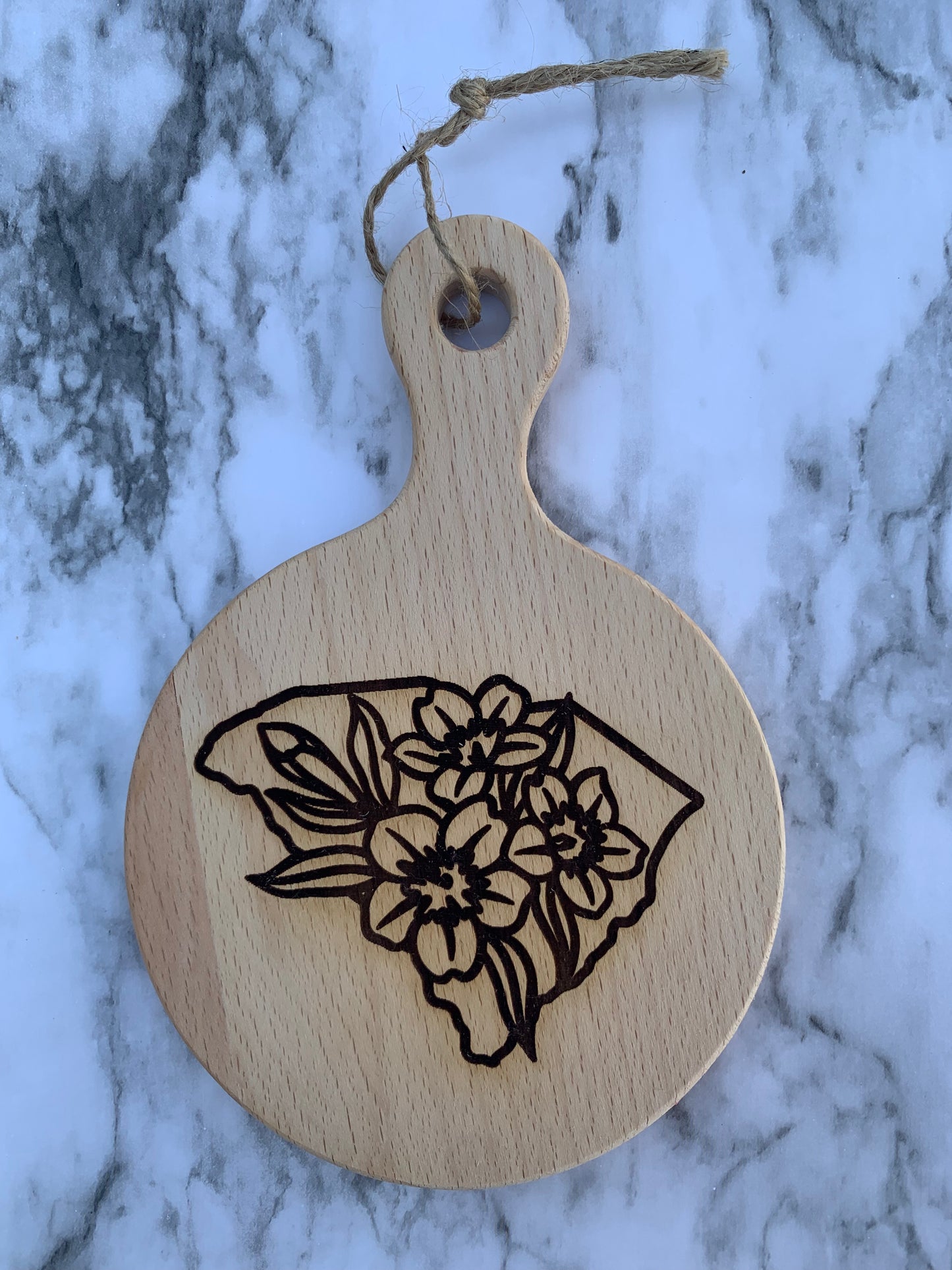 South Carolina Yellow Jessamine Mini Charcuterie Board
