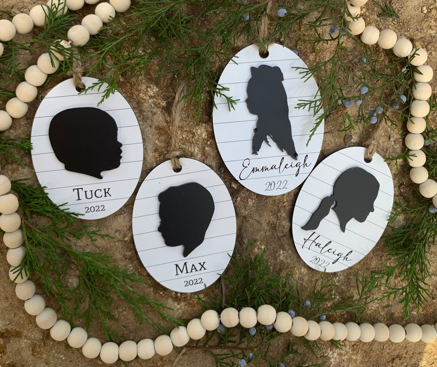 Silhouette Custom Ornament