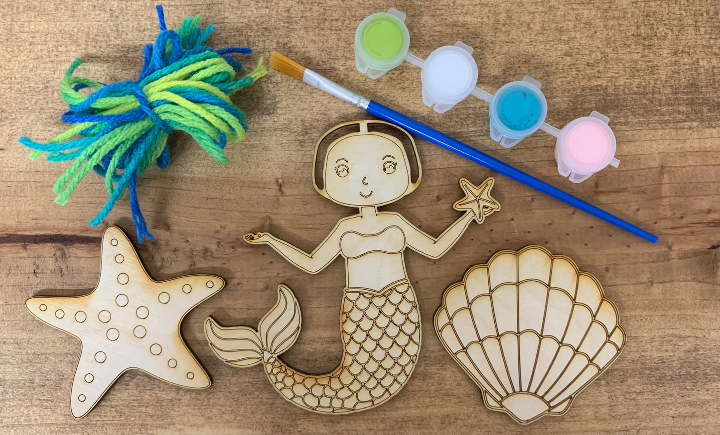 Mermaid- Kids DIY Paint Kit
