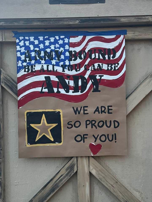 Army Bound Banner