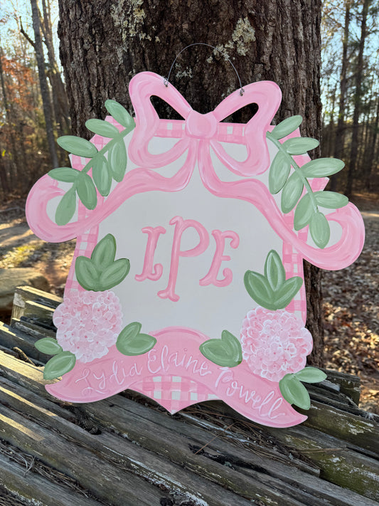 Crest Door Hanger