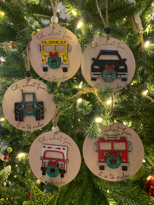 Oh What Fun Public Service Ornament