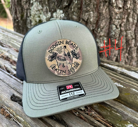 Custom Logo Leather Patch Hat