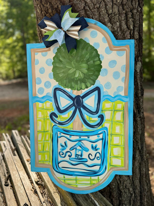 Topiary Door Hanger