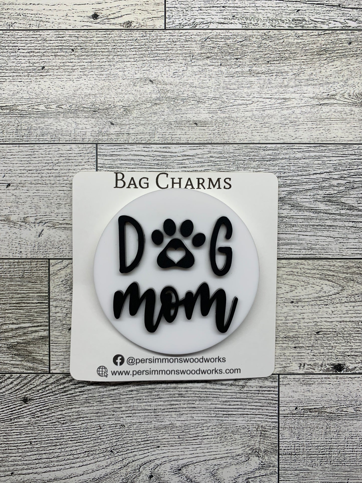 Dog Mom Bag Charm