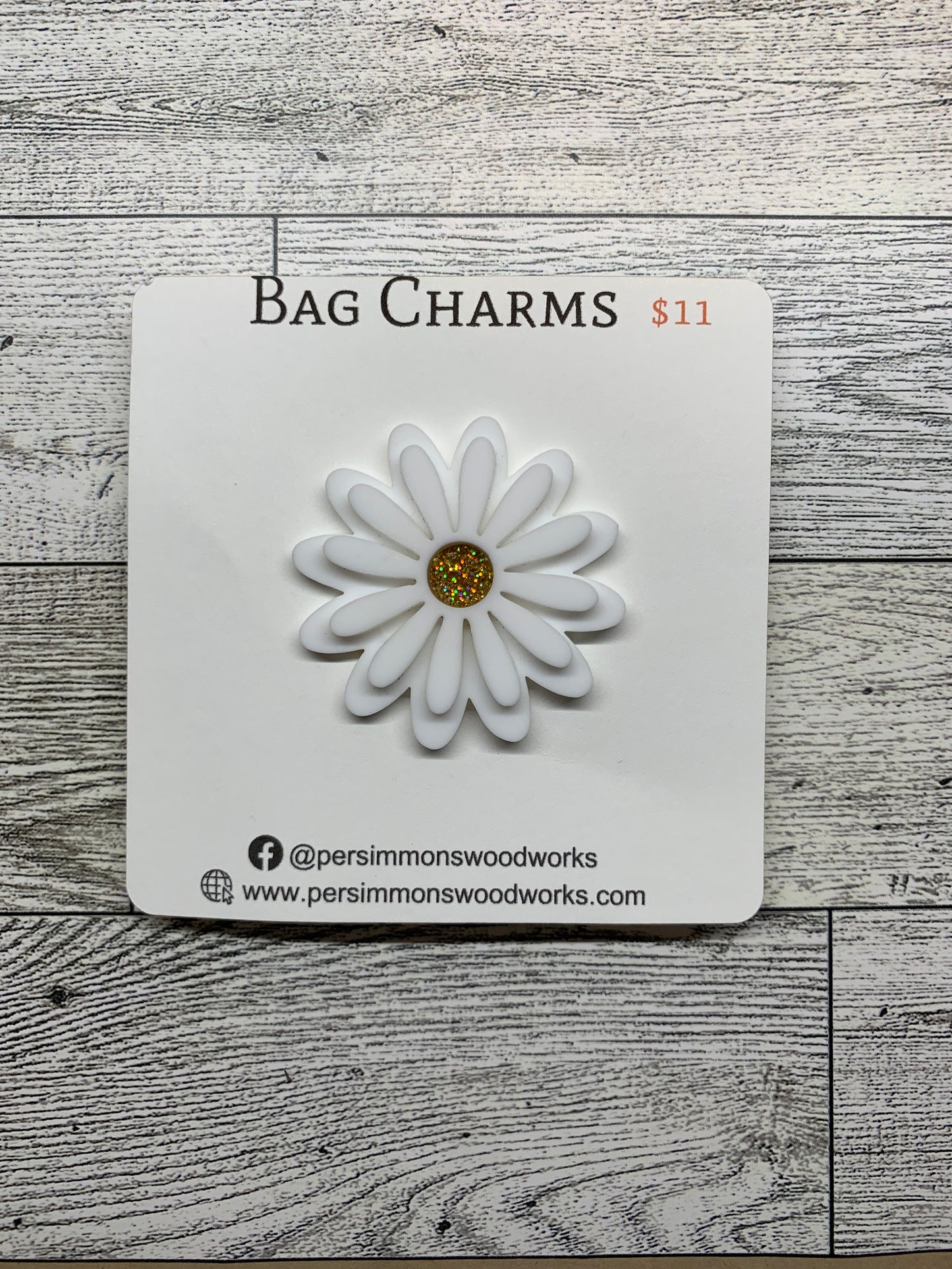 Daisy Bag Charm