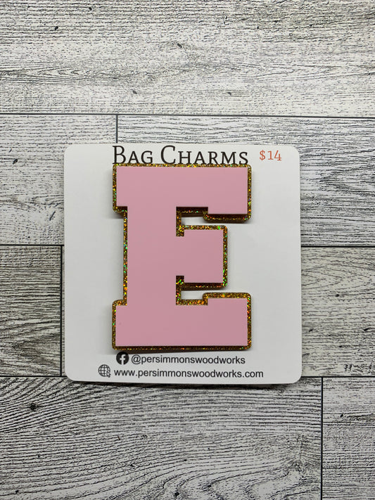 Initial Bag Charm
