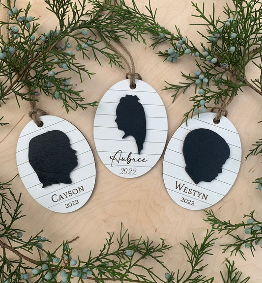 Silhouette Custom Ornament