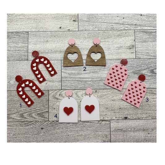 Valentines Dangle Earrings