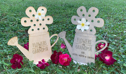 Watering Can Flower Stand