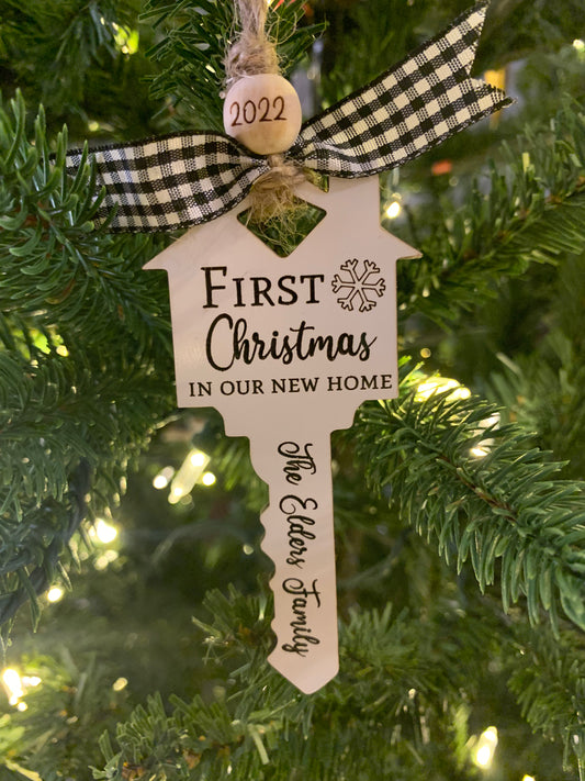 First Christmas in Our New Home Ornament
